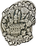 Plakette 2026 Silber